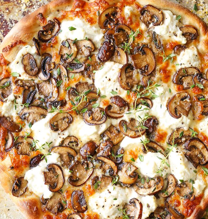 Mushroom Cheese Pizza (Regular)