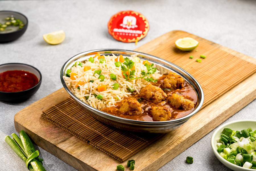Rice With Manchurian