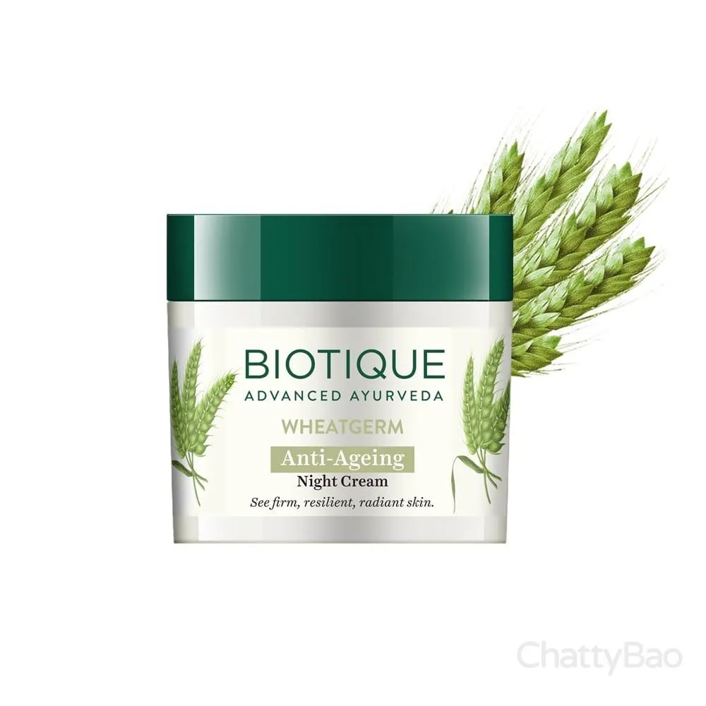 Biotique Wheatgerm Anti-Ageing Night Cream 50 g