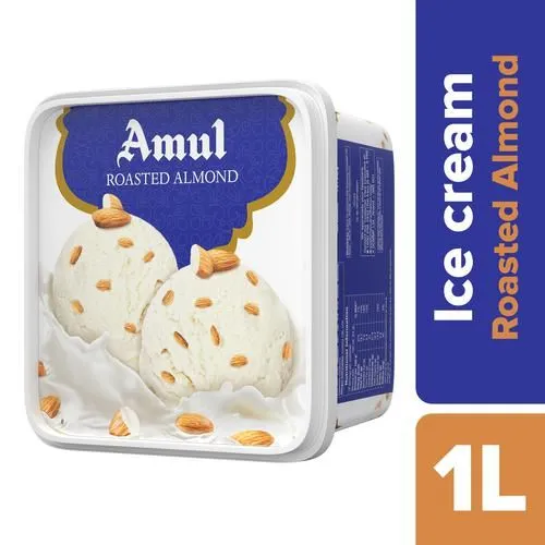 Amul Ice Cream - Roasted Almond 1 L