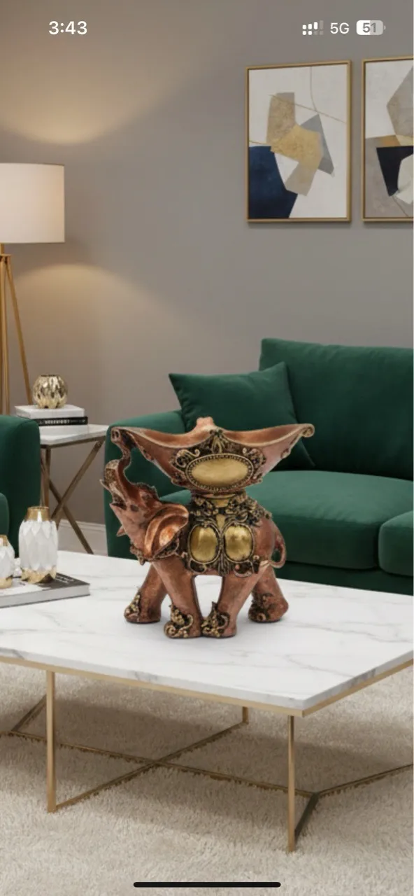 Decorative Elephant Plant Stand