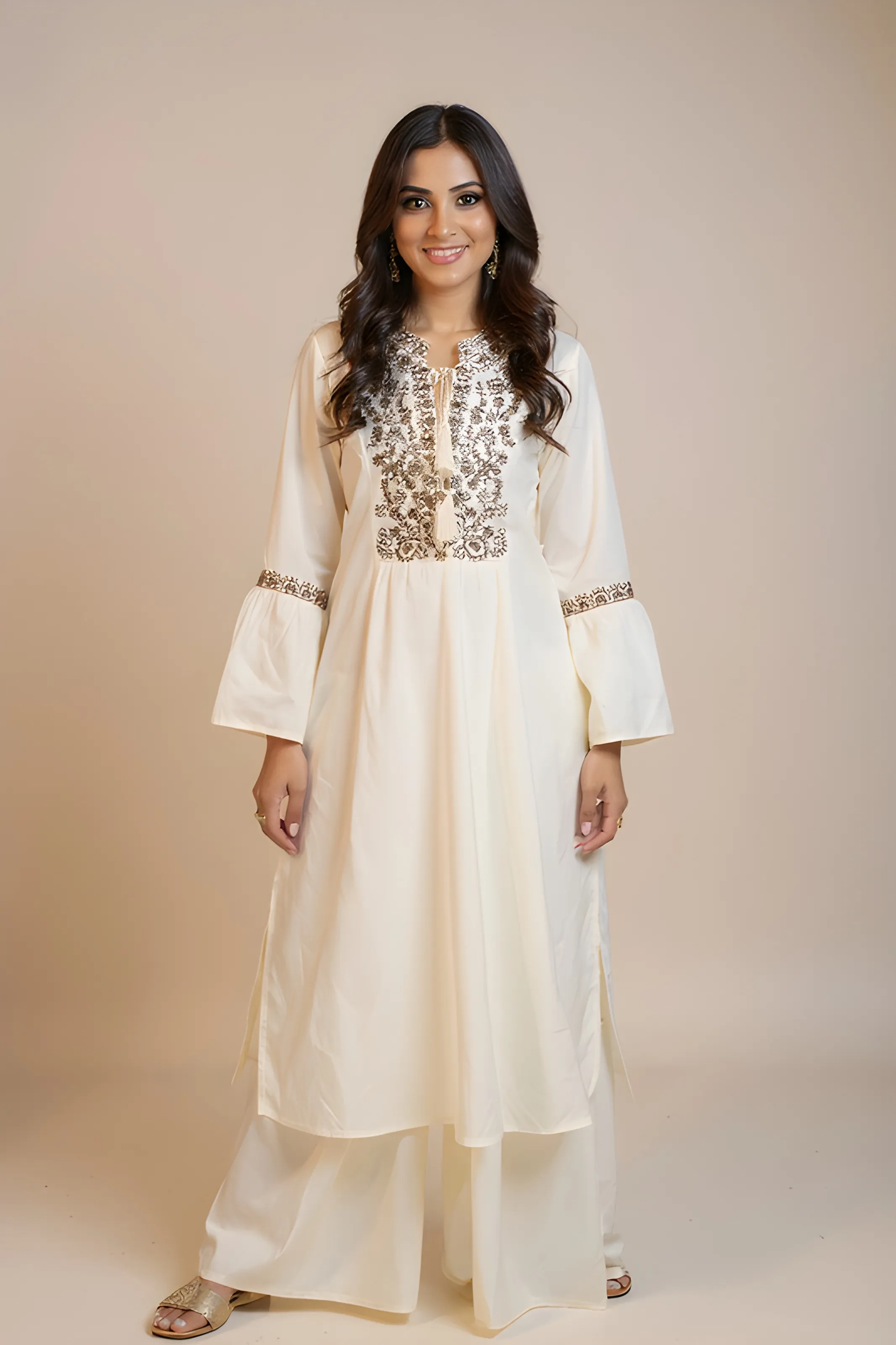 Embroidered Kurta Set