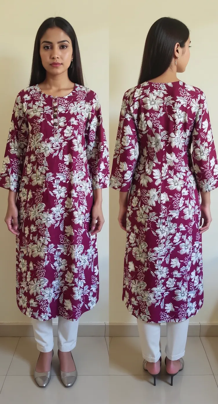 Floral Print Kurti