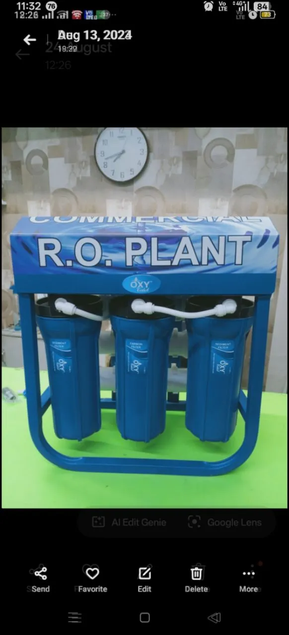Oxy RO Plant 25 LPH