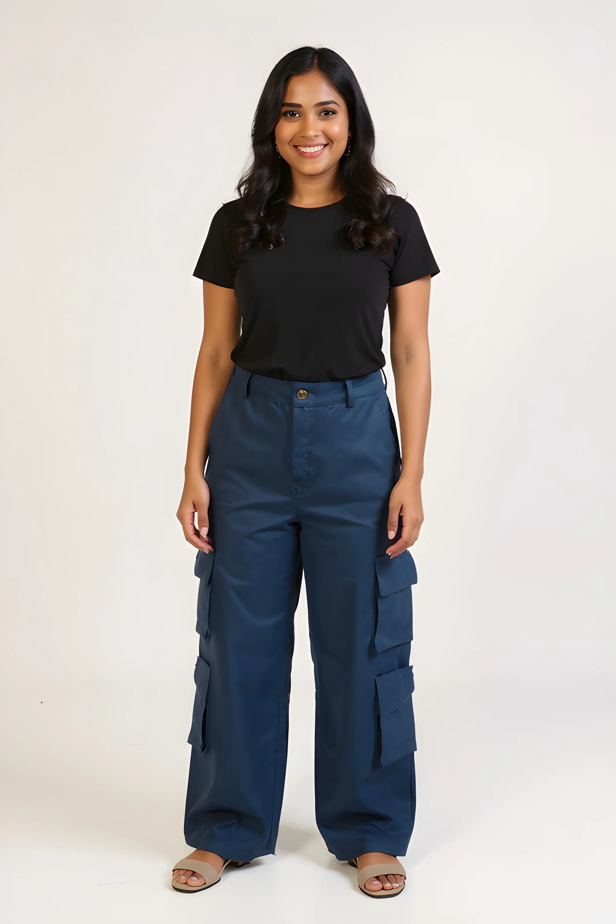 Dark Blue Culottes