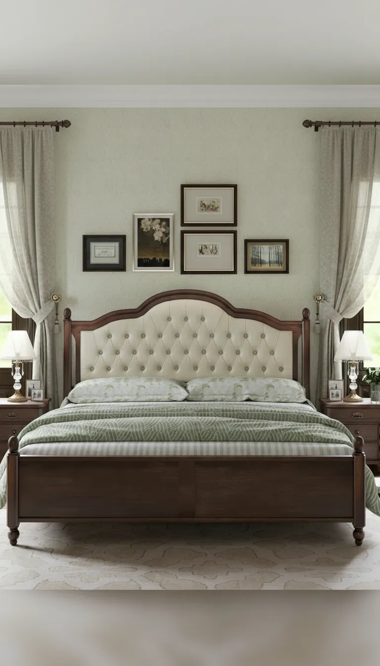 Elegant Wooden Cot