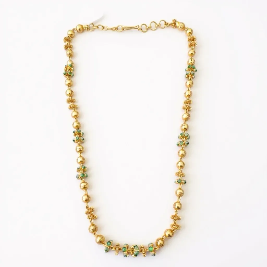 Traditional Gold-Plated Necklace view 2