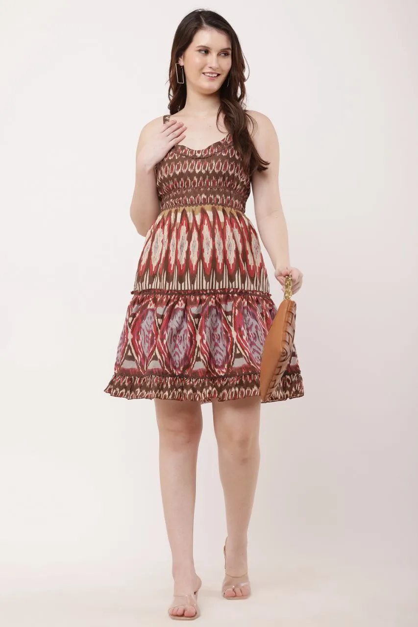 Bohemian Print Summer Dress
