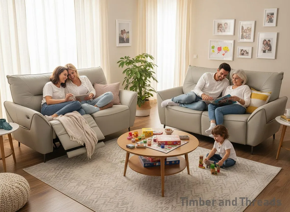 Modern Leather Recliner/GE/SF/COSMOS
