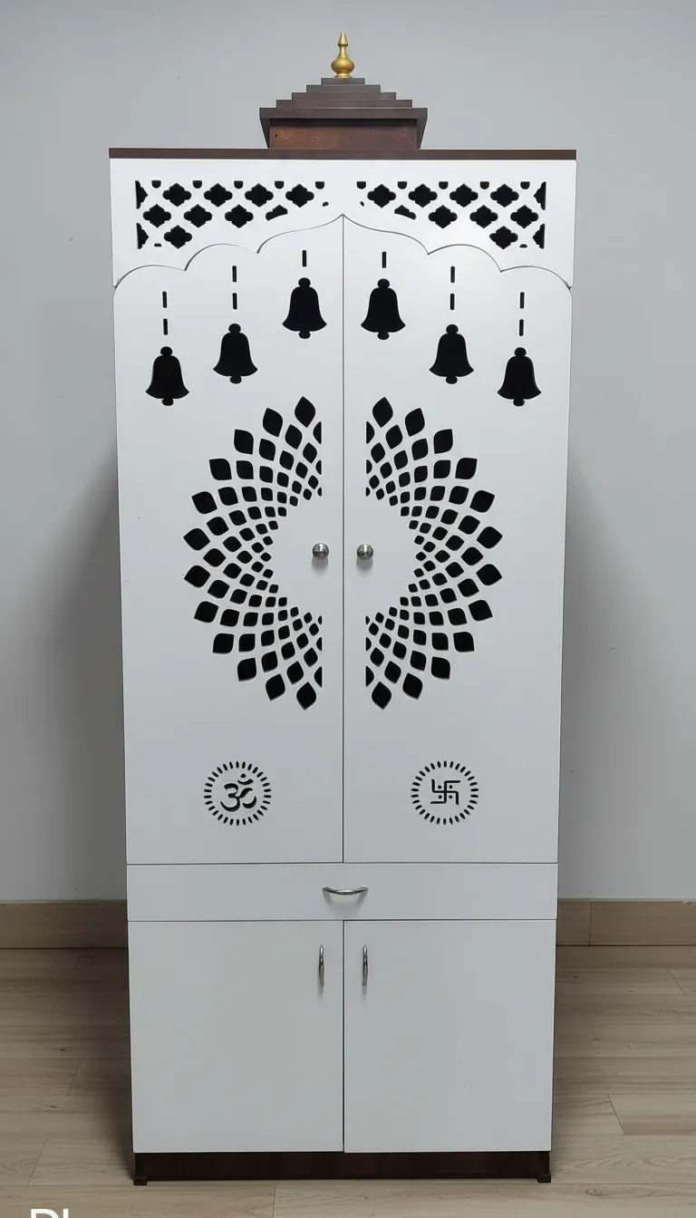 Decorative Mandir Cabinet