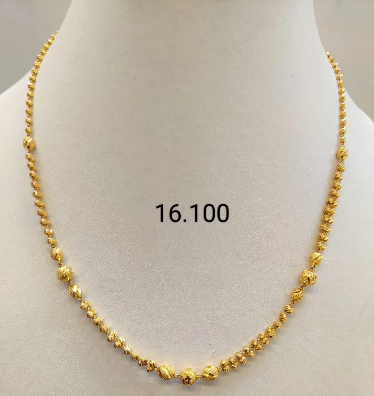 Gold Beaded Necklace