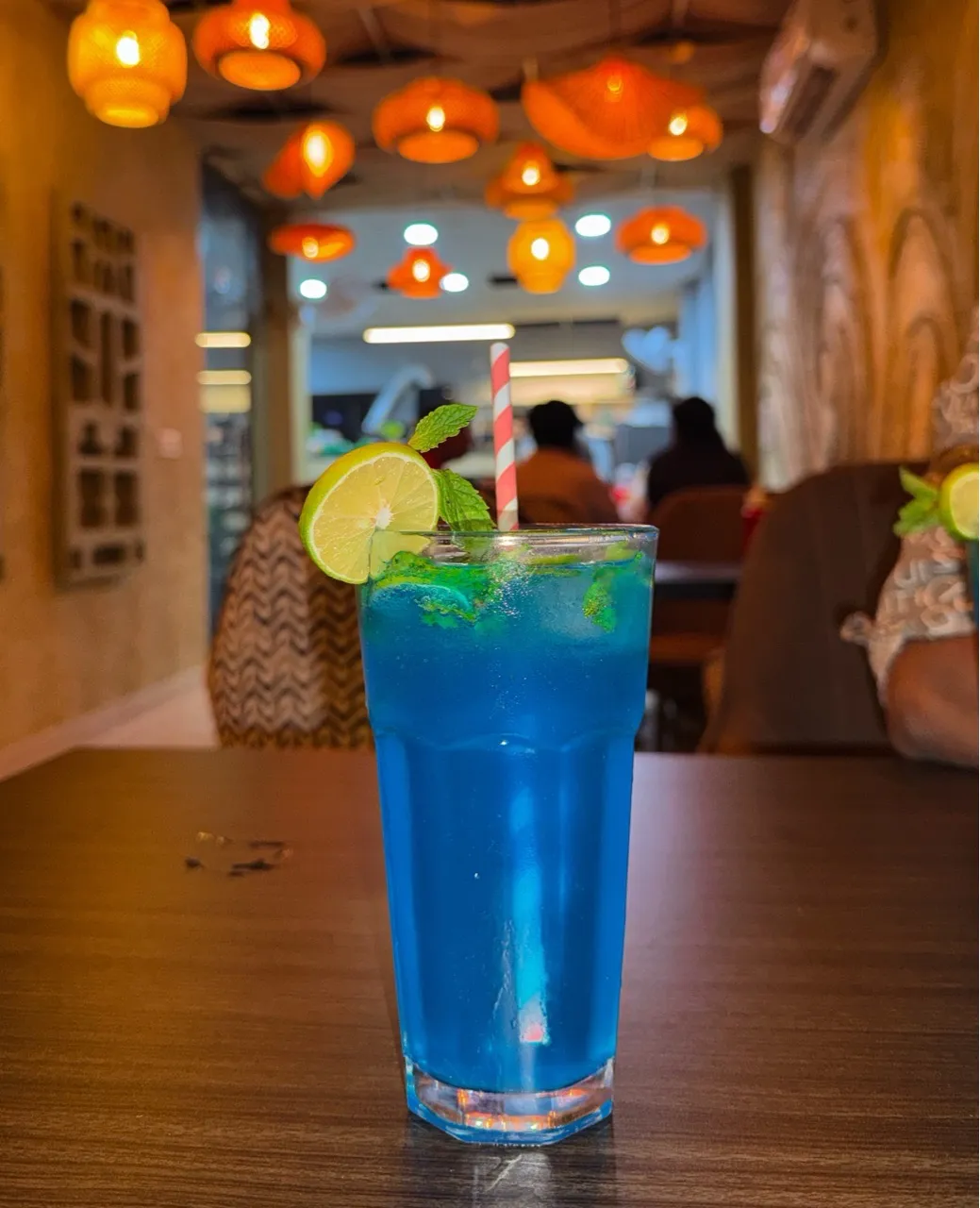 Blue Curacao Mocktail