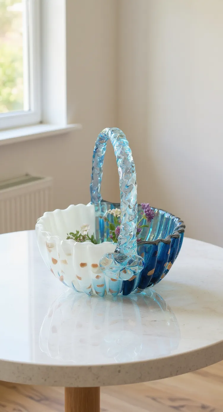 Art Glass Basket
