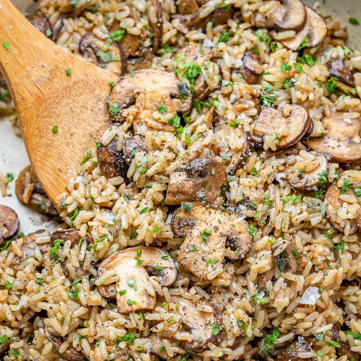 Mushroom Brown Rice