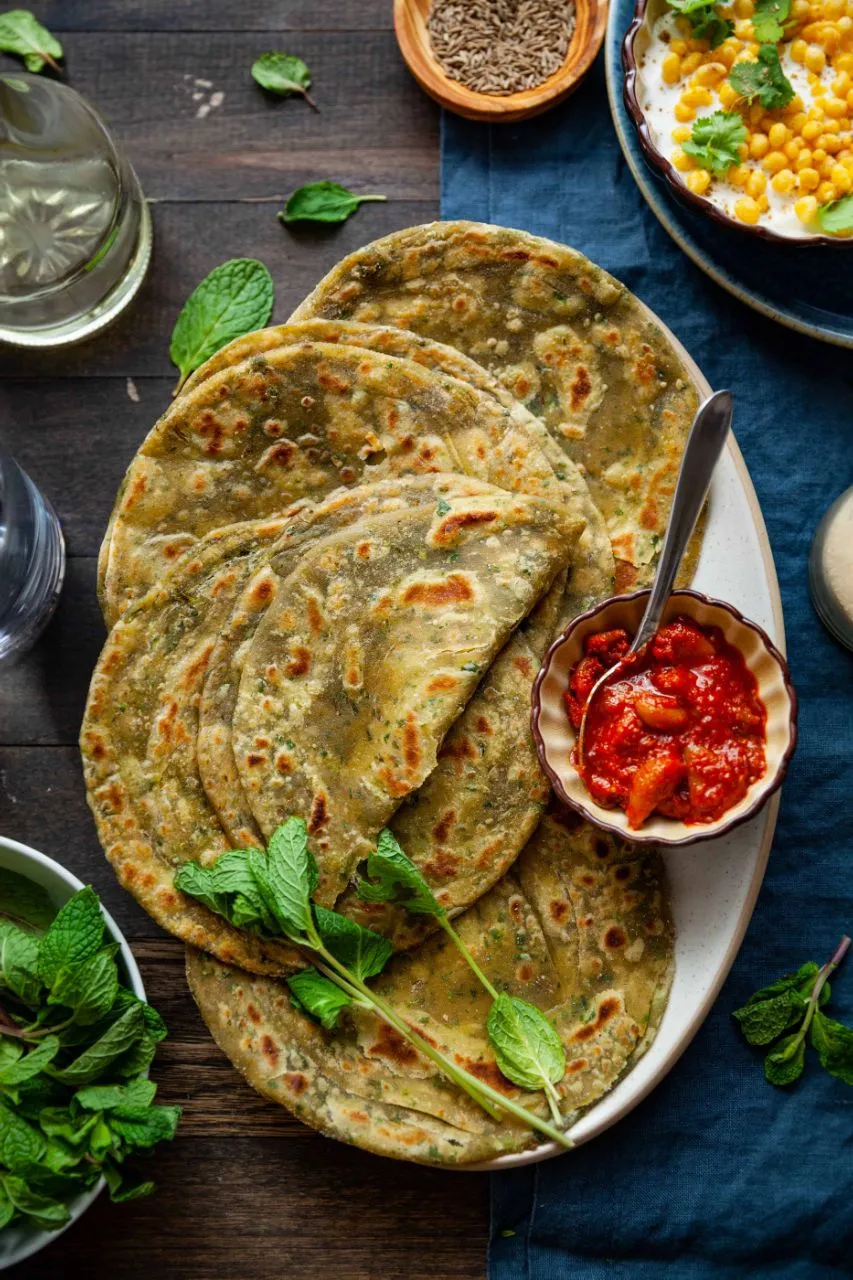 Pudina Parantha