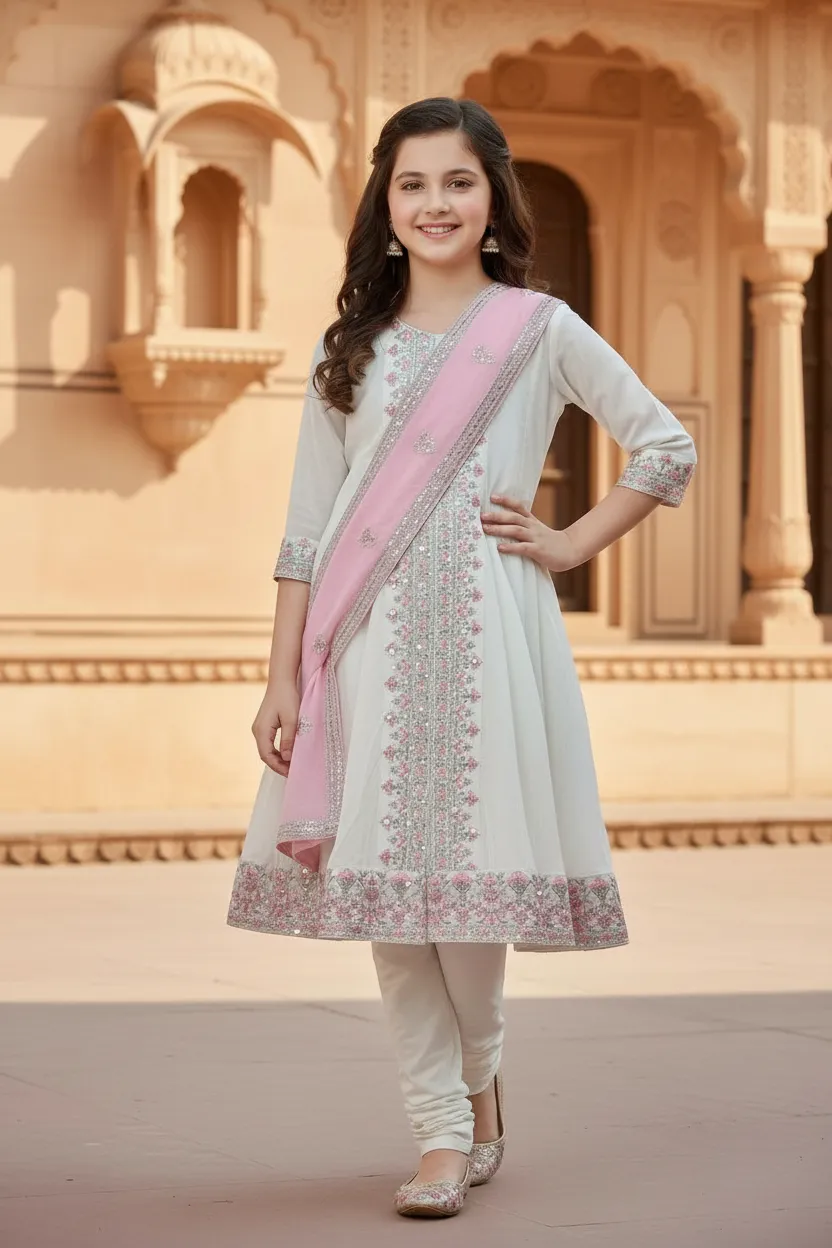 Embroidered Panel Chudidar