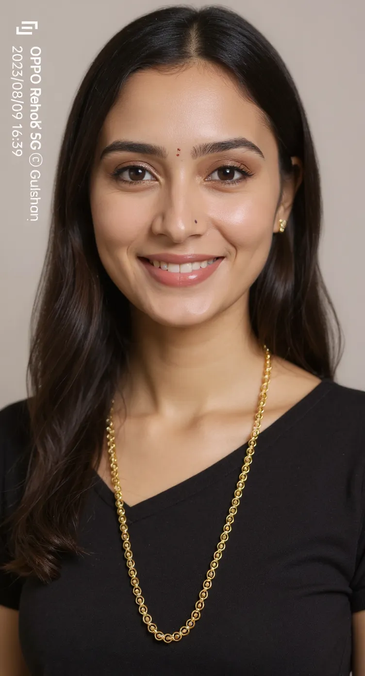 Gold Beaded Necklace