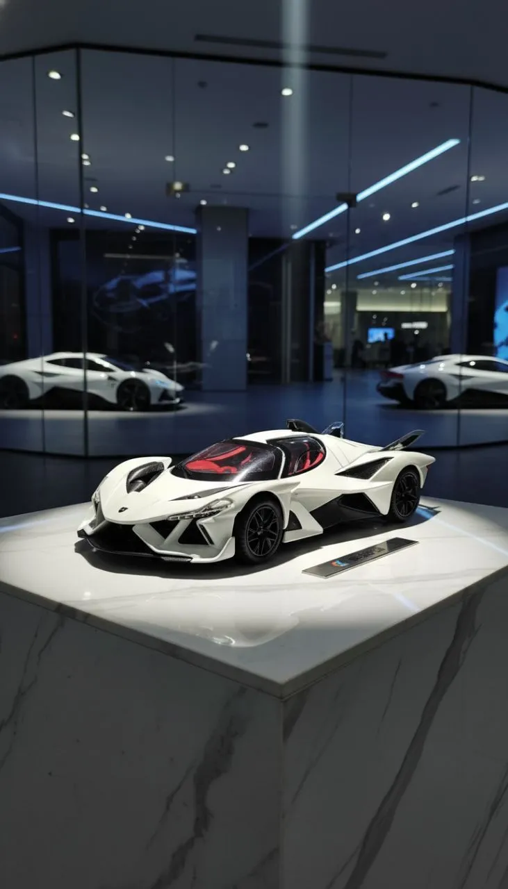 Luxury Diecast Model Car 1.24 Appolo view 4