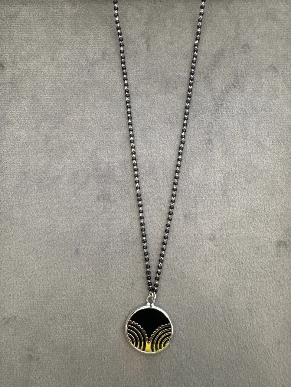 Art-Deco Pendant Necklace view 2