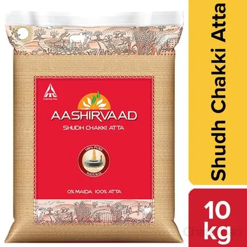 Aashirvaad Shudh Chakki Atta Whole Wheat 10 Kg