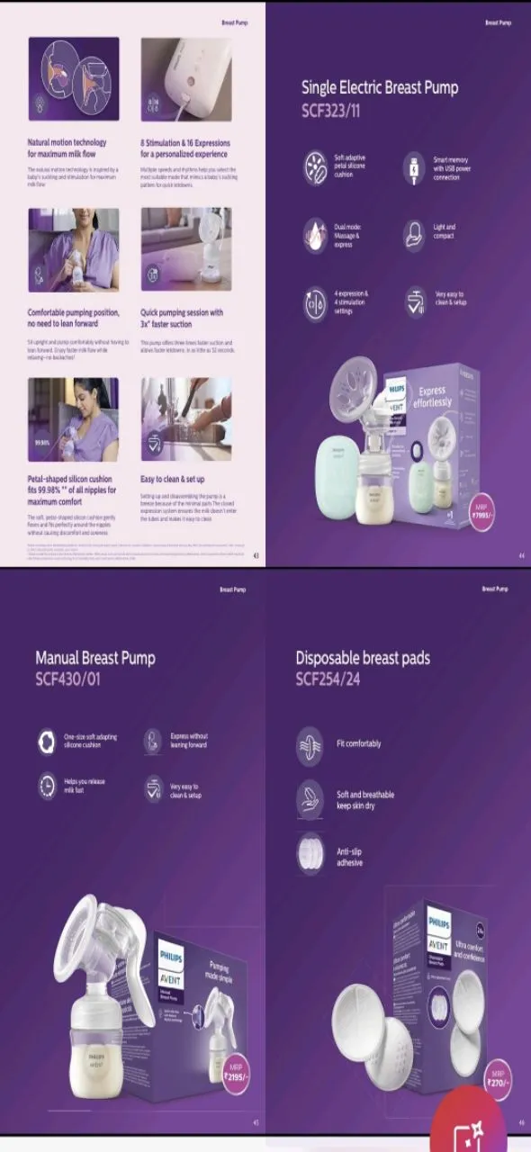Philips Avent Breast Pumps and Pads