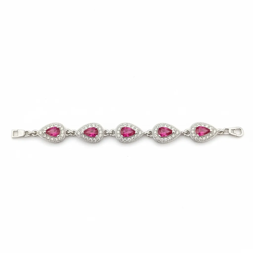 Elegant Ruby Bracelet