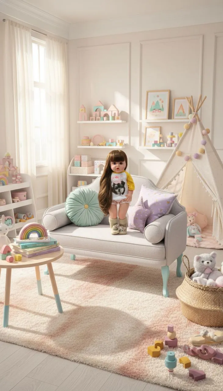 Lifelike Toddler Doll view 4
