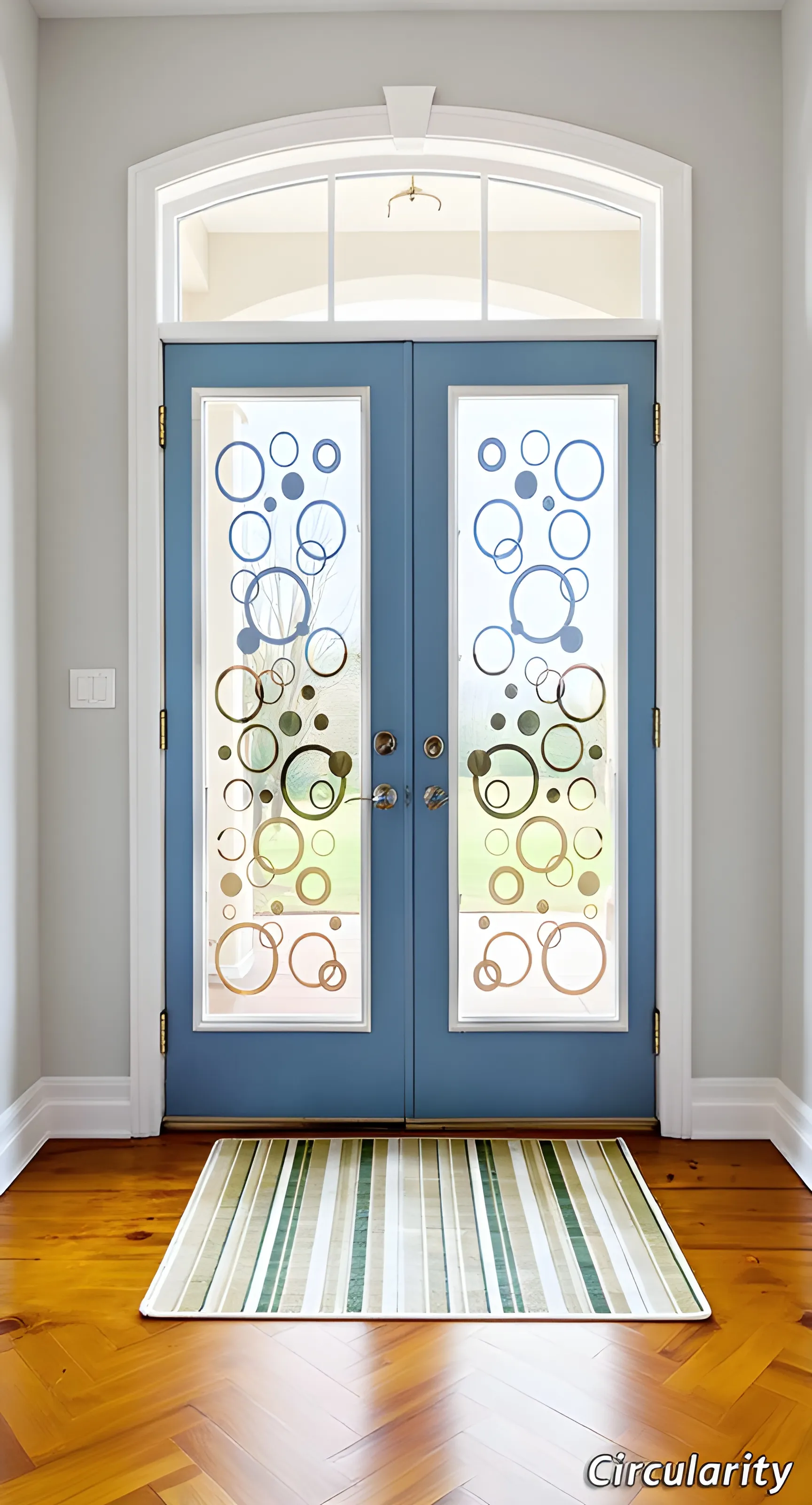 Decorative Glass Door