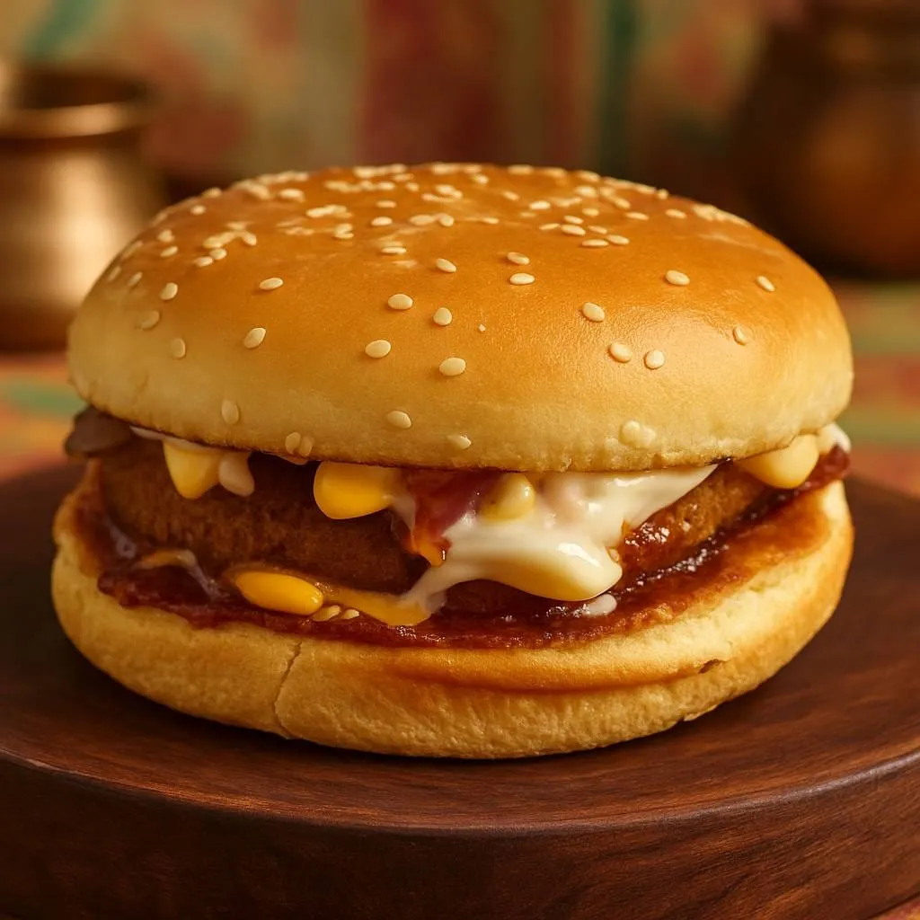 Chatpata Veggie Burger