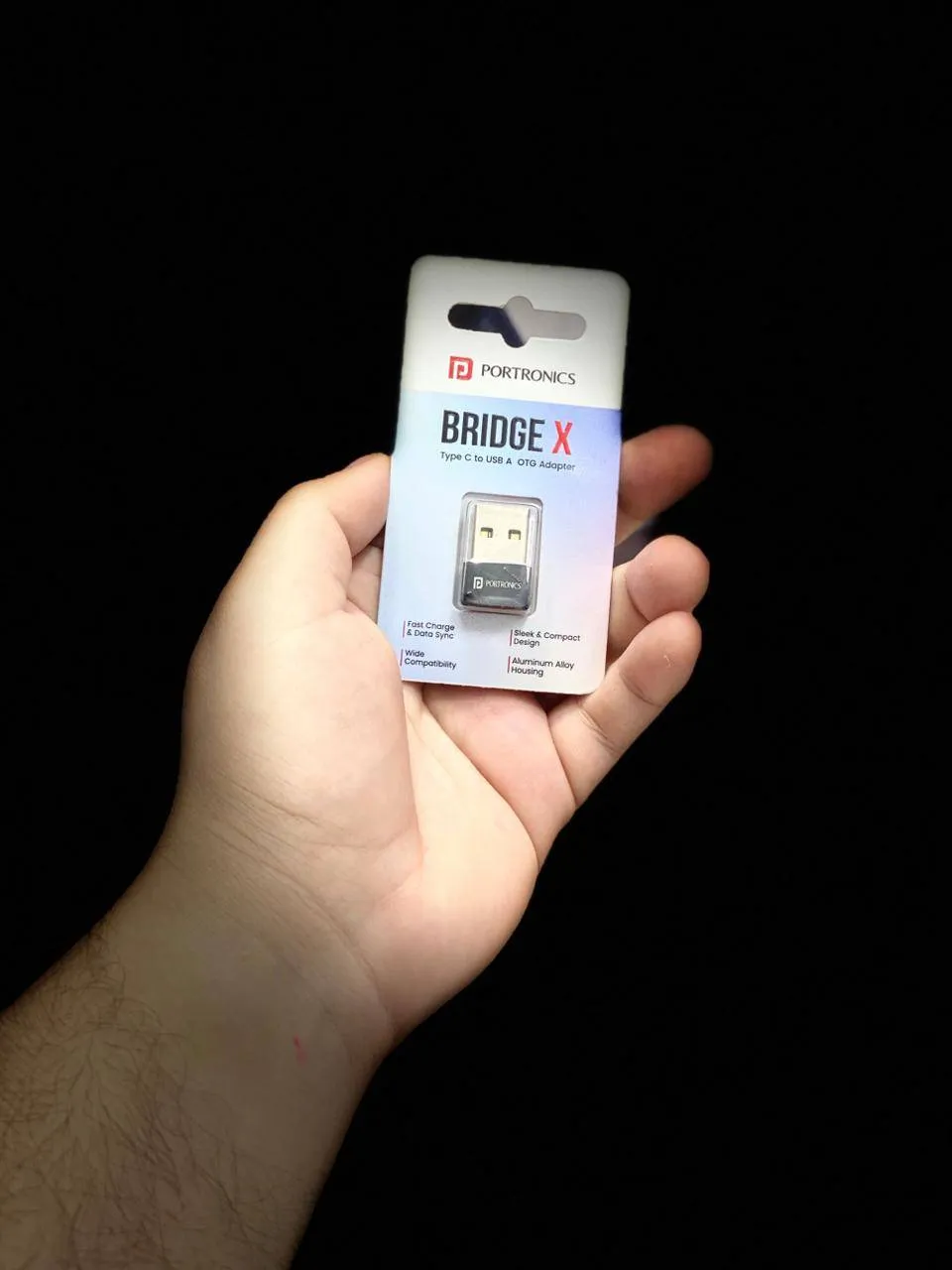 Portronics Bridge X USB-C to USB-A Adapter
