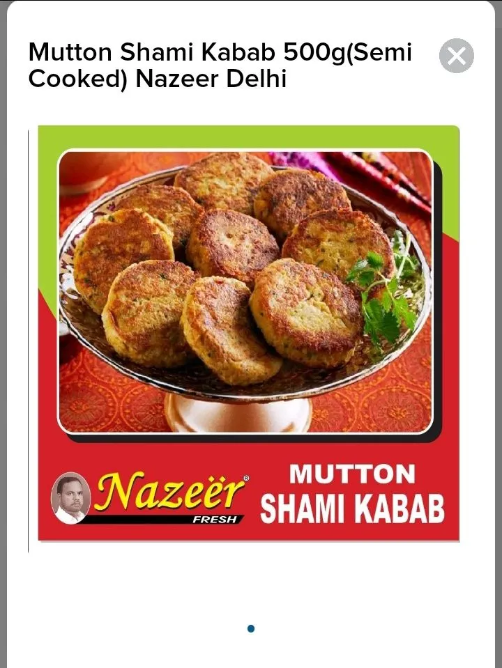 Nazir Fresh Mutton Shami Kabab
