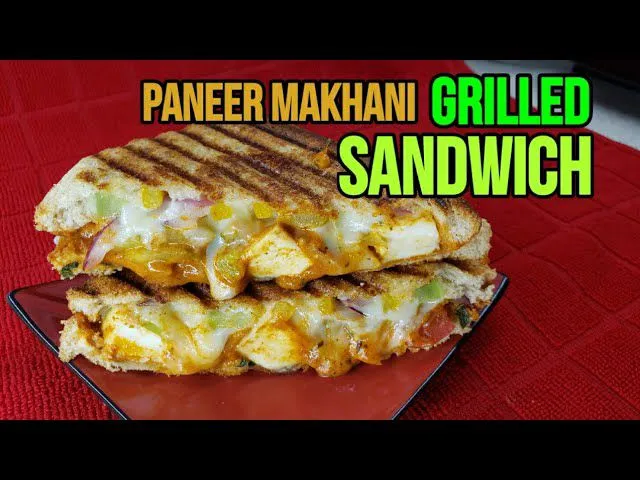 Paneer Makhani Grilled Sandwich