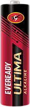 Eveready Ultima 2015 Alkaline AA Battery 1 Piece