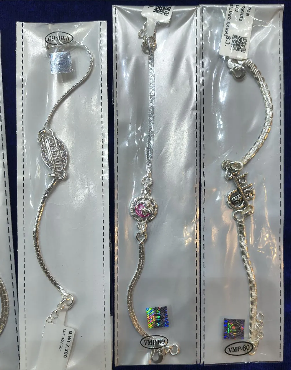 Designer Silver Rakhi