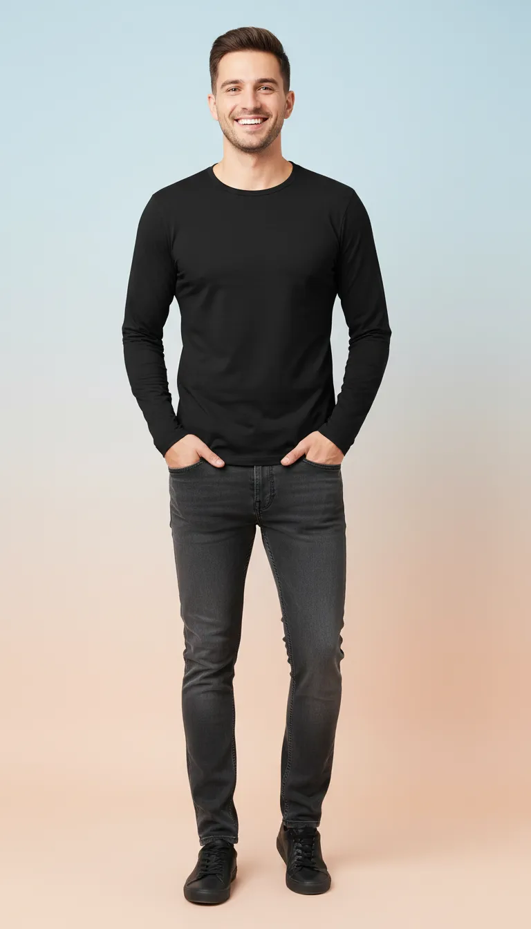 Black Long-sleeve t-shirt