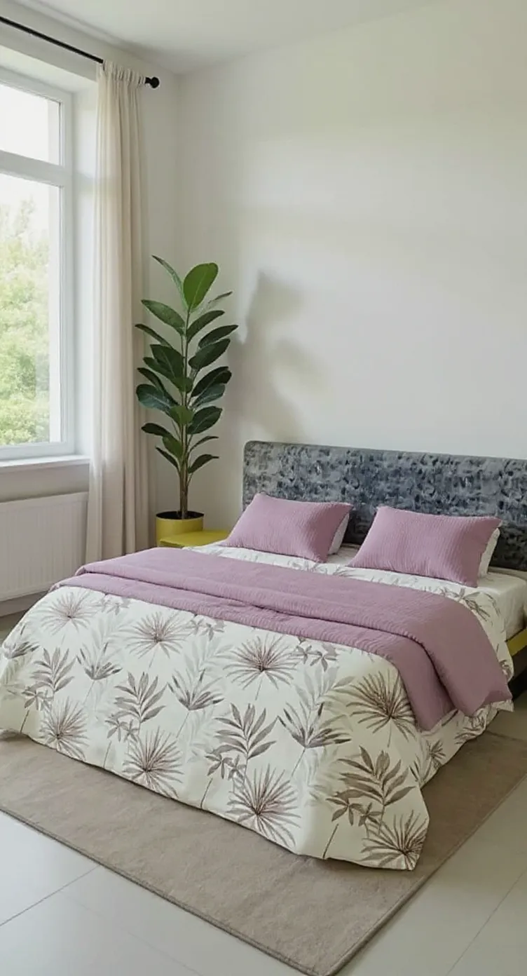 Floral Pattern Bed Set