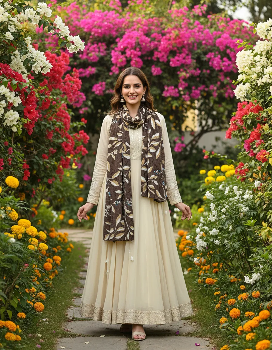 Patterned Scarf(Stole)