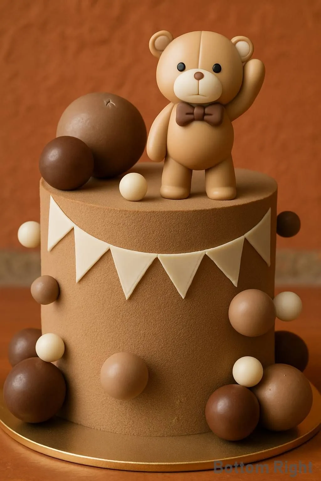 Chocolate Teddy Bear Cake