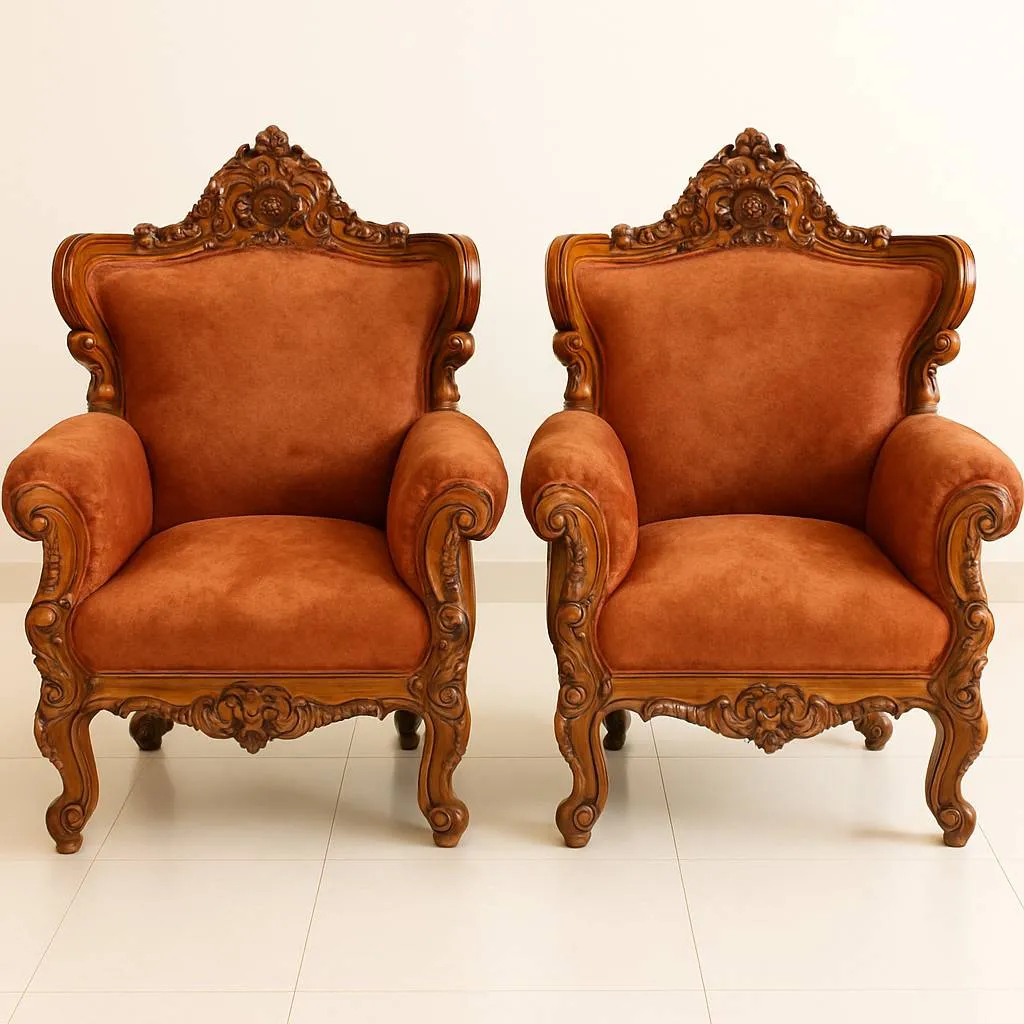 Restored Vintage Armchairs