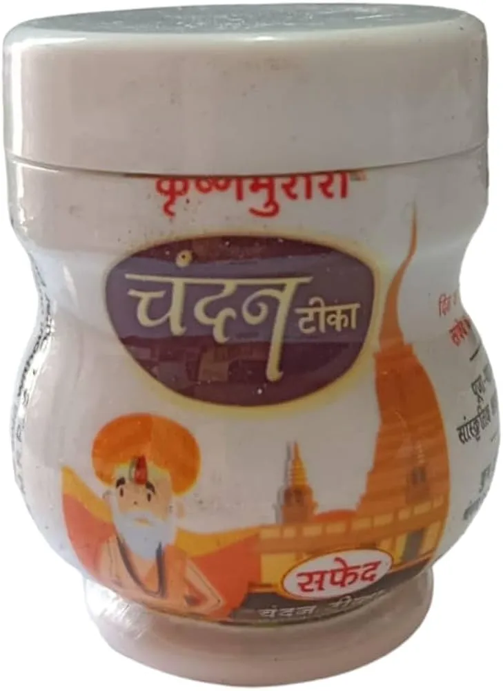 Krishnmurari Chandan Tika White 40gm