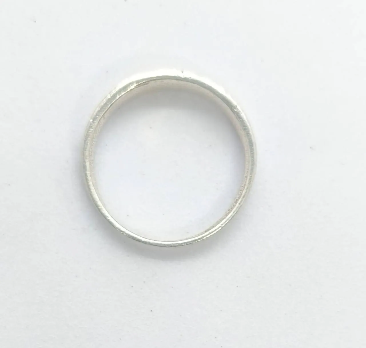 Archvins Textured Silver Band (AVSR-30) view 3