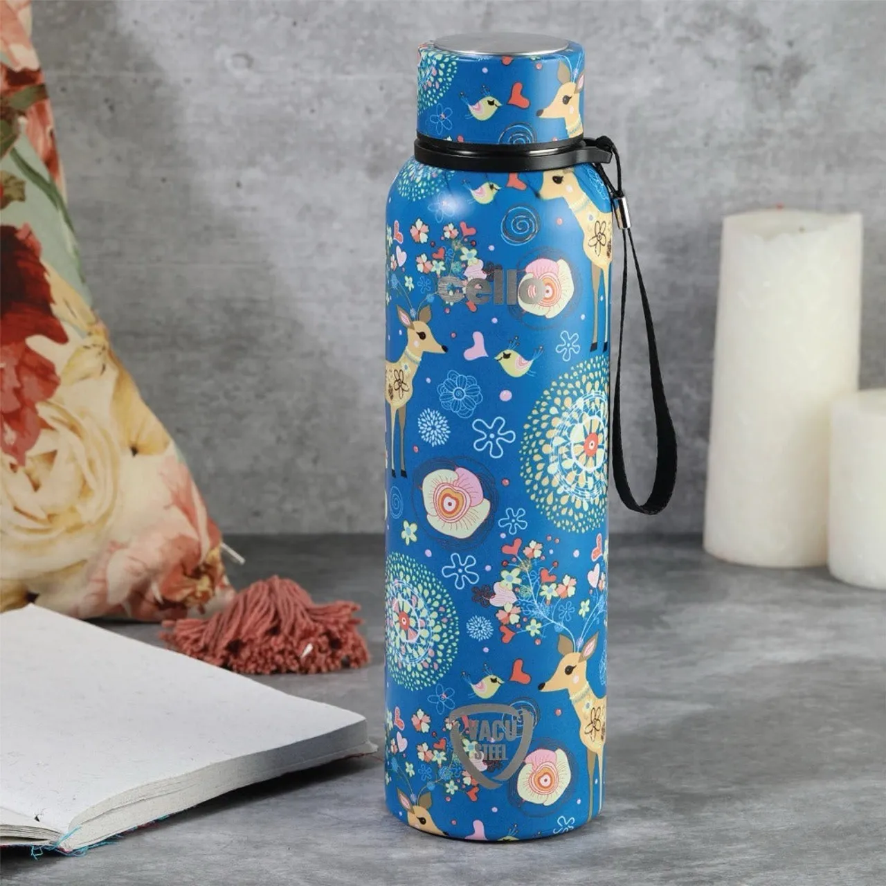 Floral Vacuum Insulated Bottle