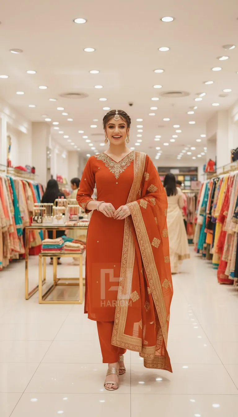 Embroidered Kurta Suit