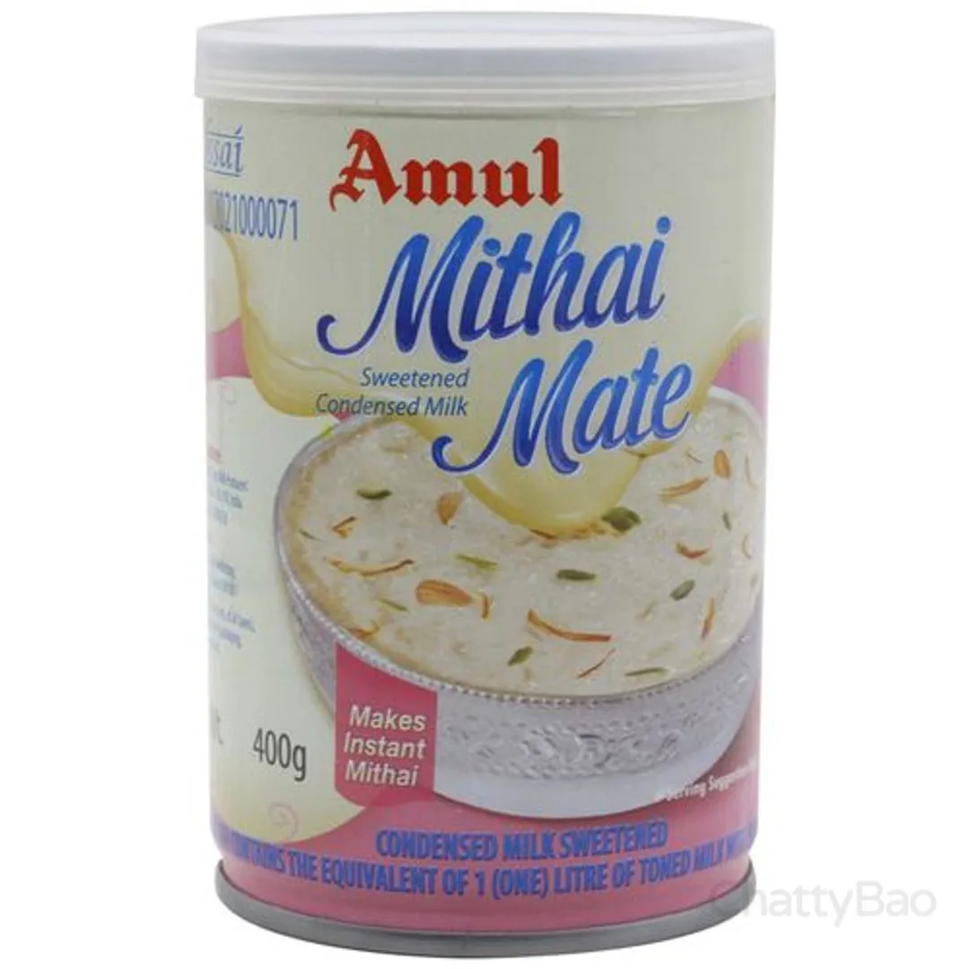 Amul Sweetened Condensed Milk Mithai Mate 400 g