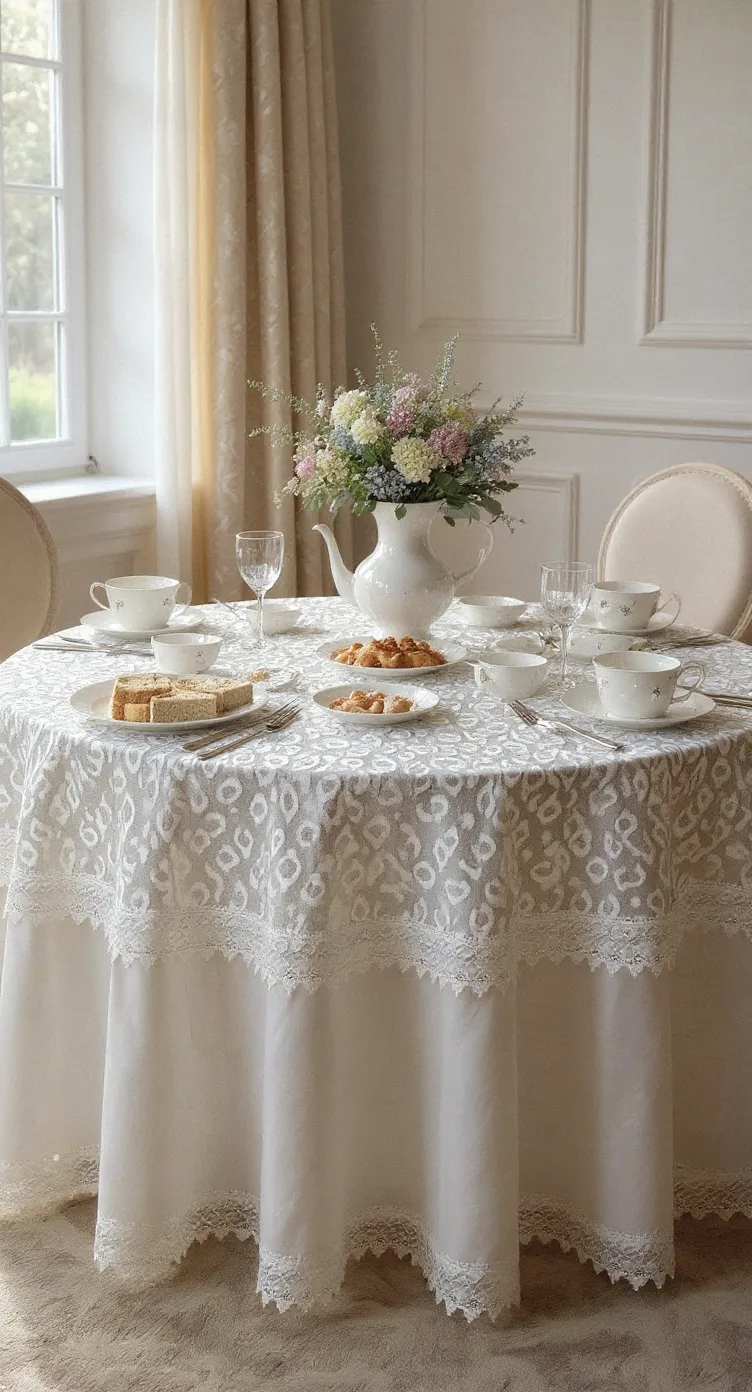 Lace Silver Mat
