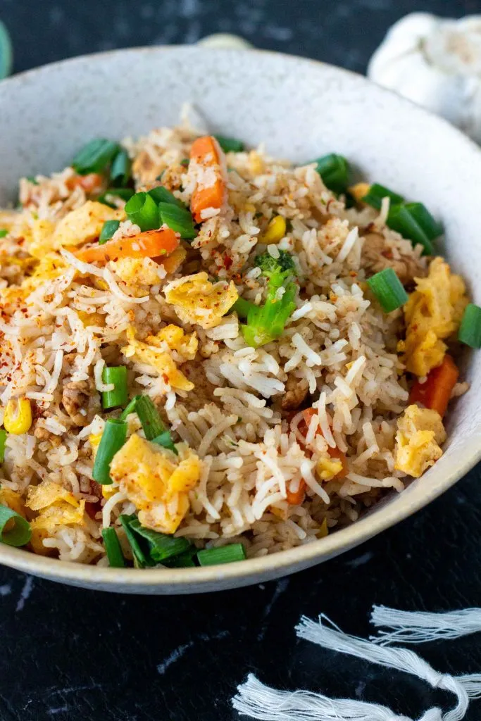 Chilli Garlic Fried Rice Egg
