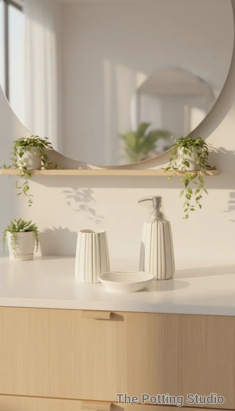 Ceramic Bathroom  Set Of 3 Nos