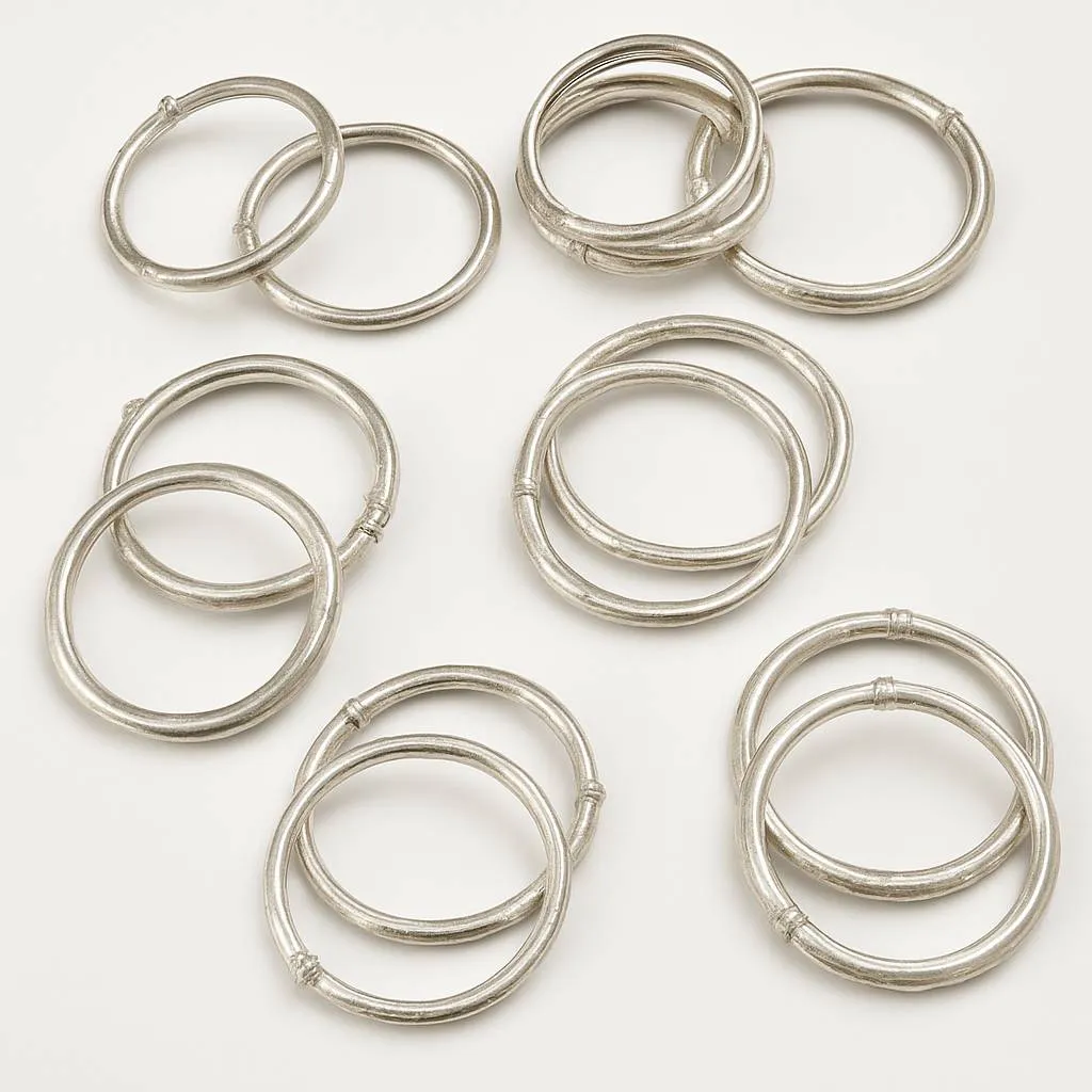 Silver Kada Bangles