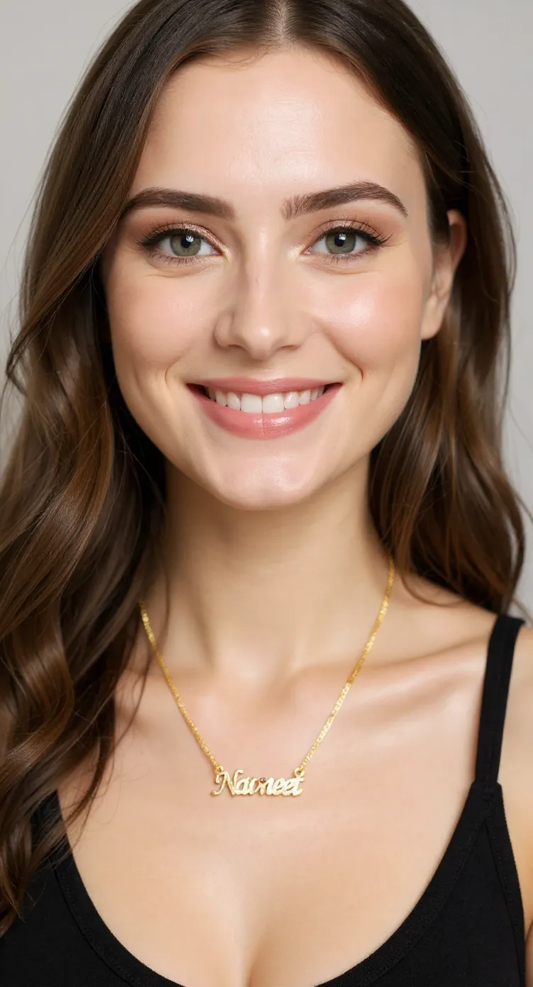 Custom Gold Name Necklace