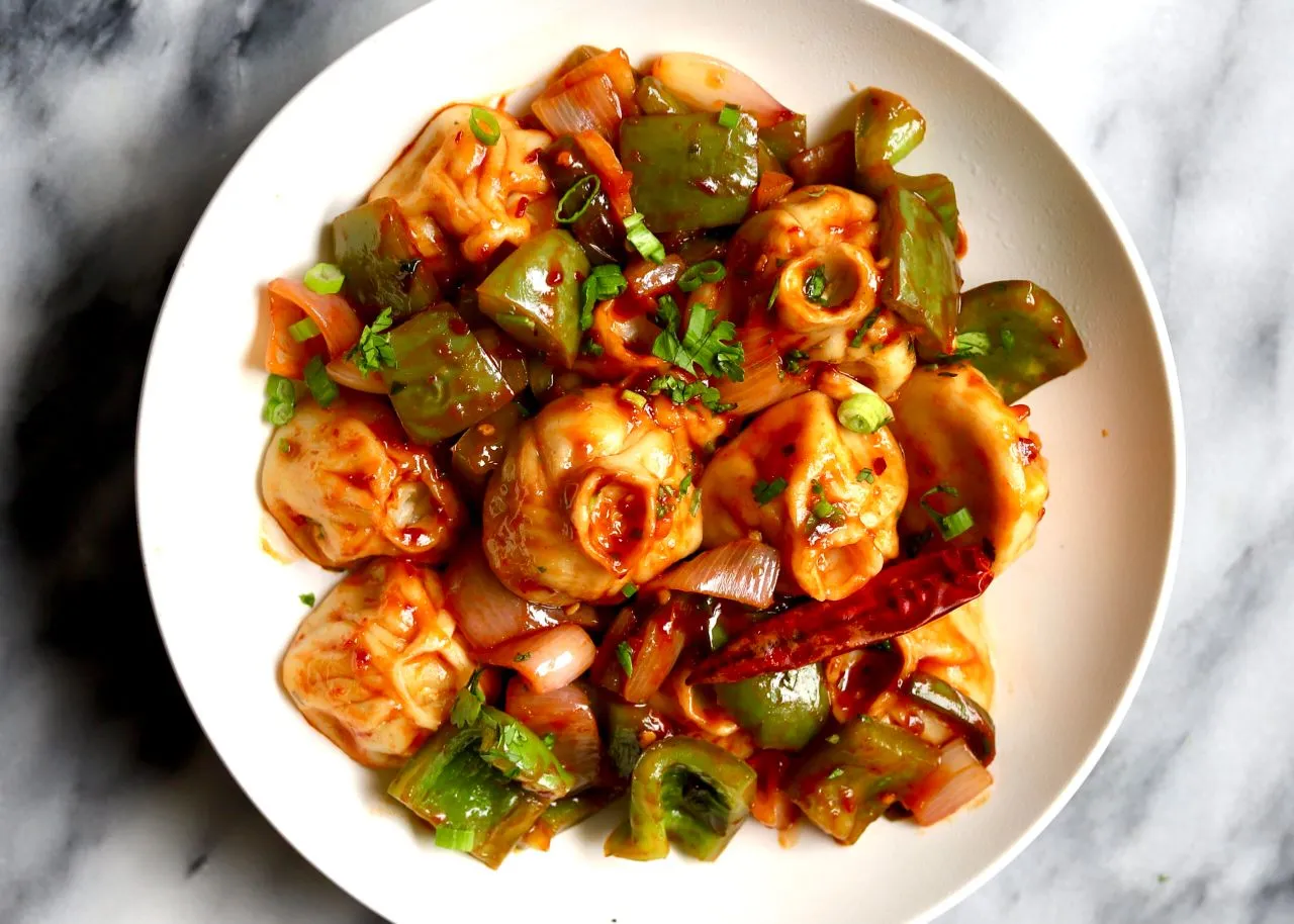 Chilli Momos Full